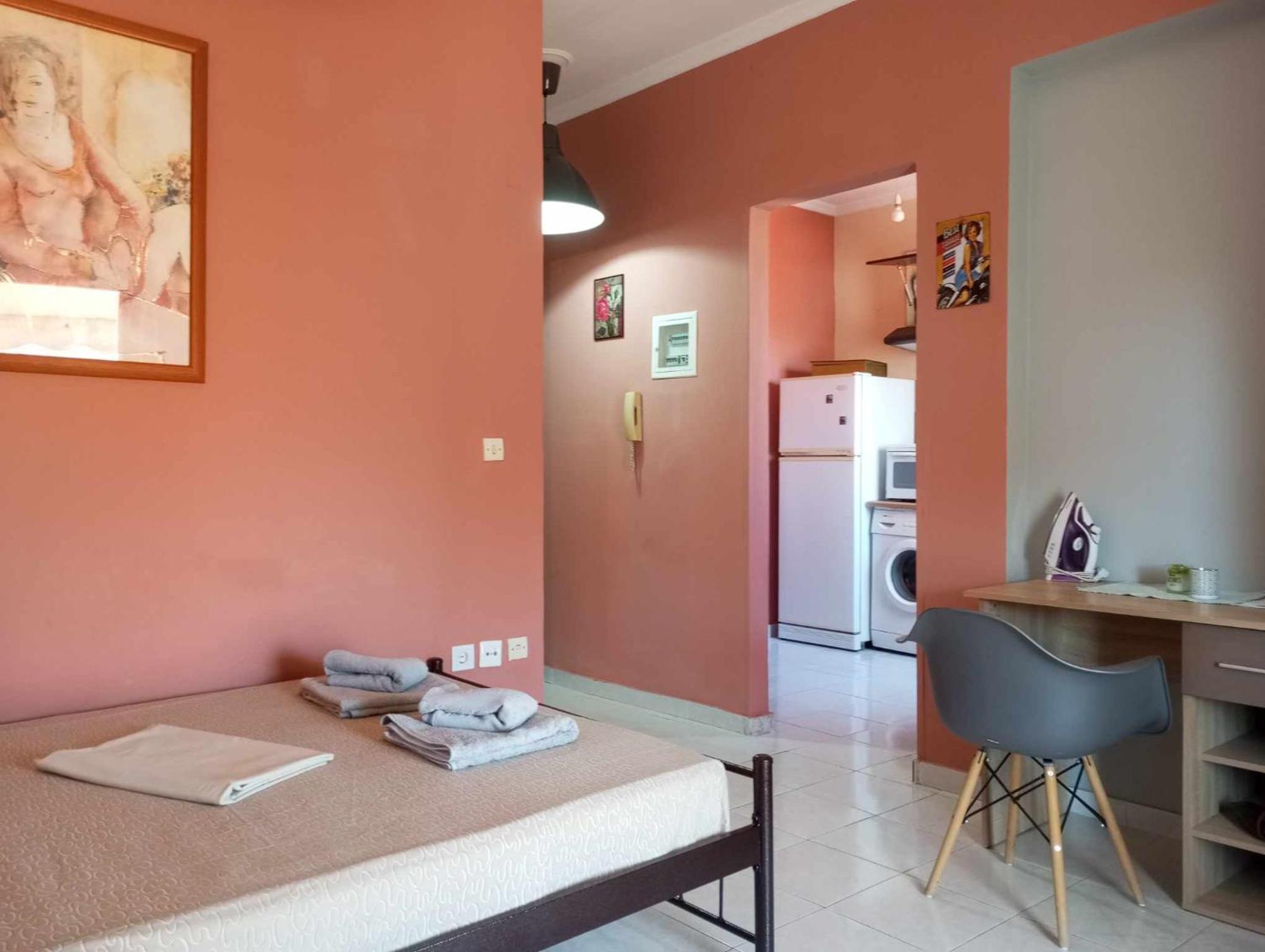 Cozy Studio Flat 1 Bedroom-Very Central Location Mytilene ภายนอก รูปภาพ